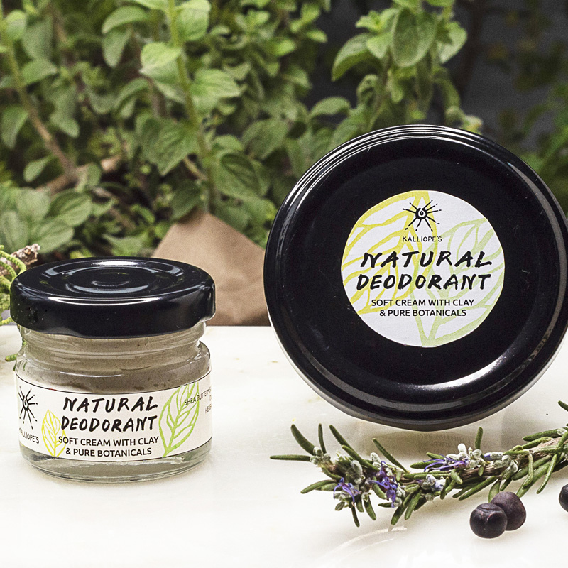 Natural Deodorant Cream - Cypress and Rosemary - 30gr