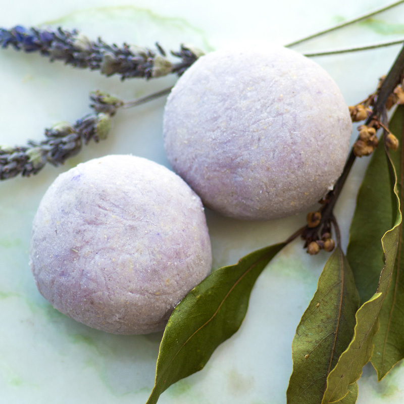 Organic Shampoo Bar Purple - For normal and dry hair