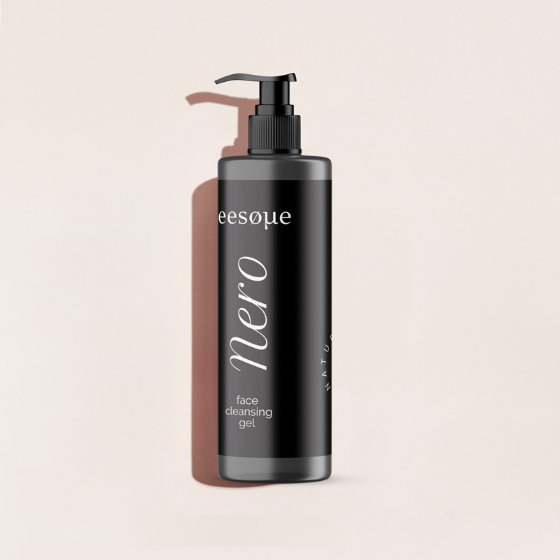 Face cleansing gel - NERO