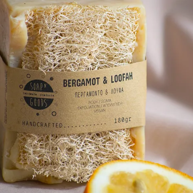 Scrub Soap Bergamot & Loofah