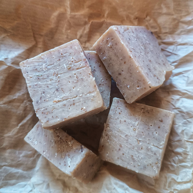 Kalliope's - Organic Greek Olive Oil Soap with Local Honey and Oats - Sample 15gr