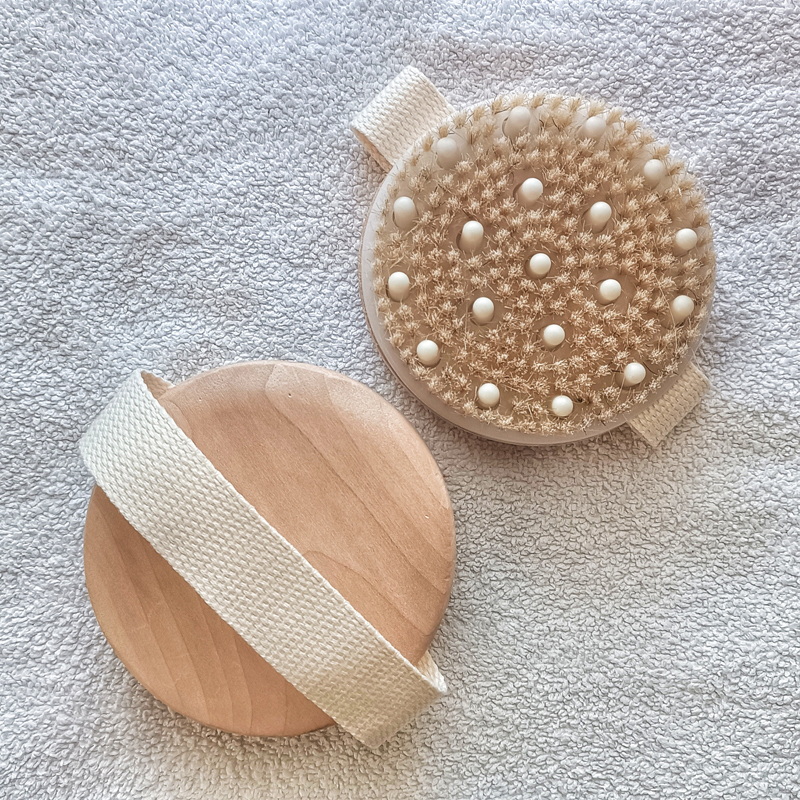 Wooden Body Brush - Massage and Anti-Cellulite