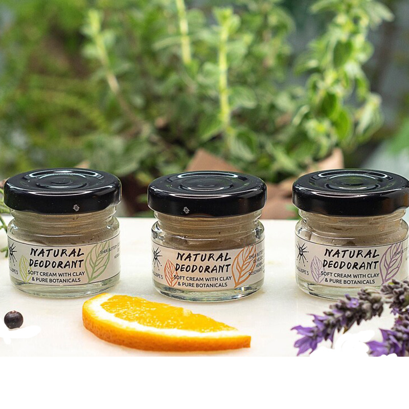 Natural Deodorant Cream - Citrus Fruits and Ginger - 30gr