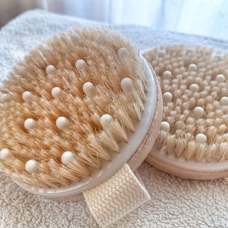 Wooden Body Brush - Massage and Anti-Cellulite