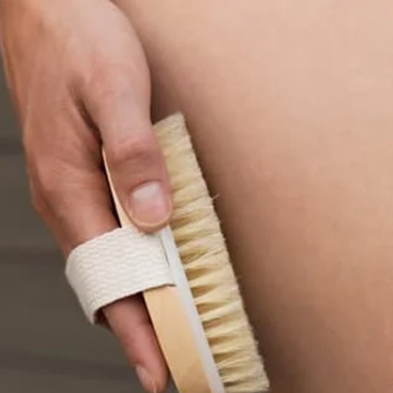 Wooden Body Brush - Cleansing and Exfoliation