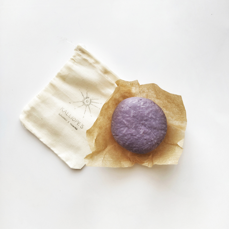 Organic Shampoo Bar Purple - For normal and dry hair