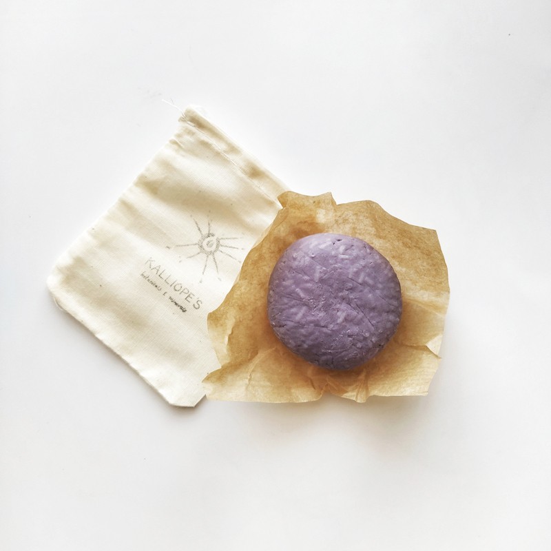 Organic Shampoo Bar Purple - For normal and dry hair