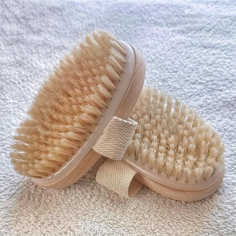 Wooden Body Brush - Cleansing and Exfoliation