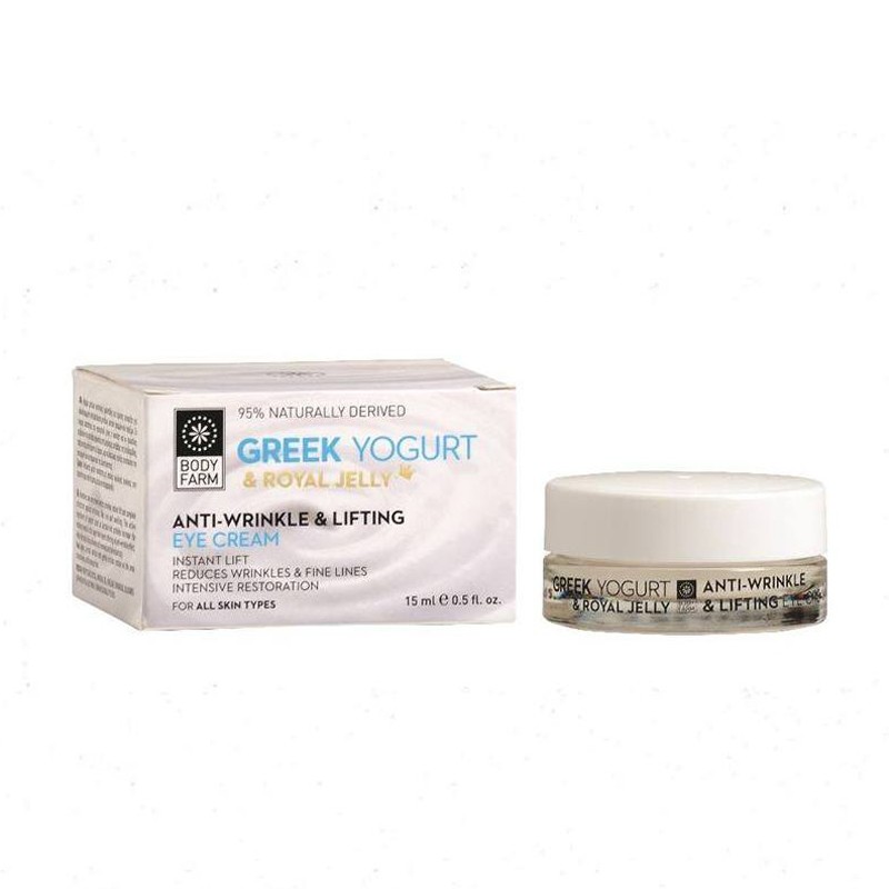 Antiwrinkle & Lifting Eye Cream Greek Yogurt & Royal Jelly 