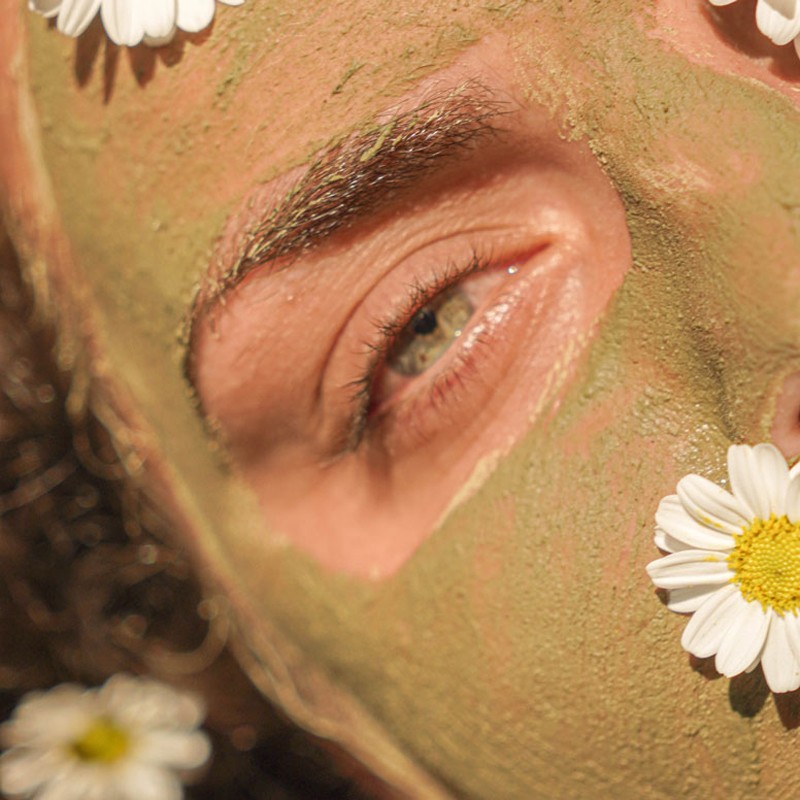 Matcha face mask