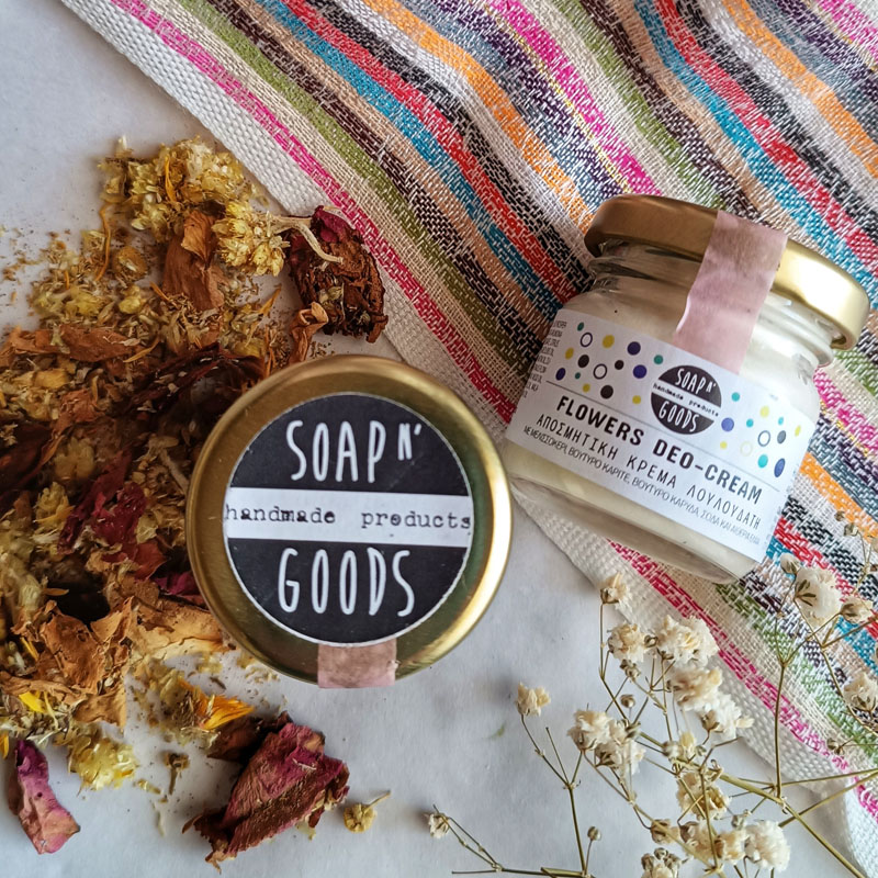 Natural Deodorant Cream - Flowers