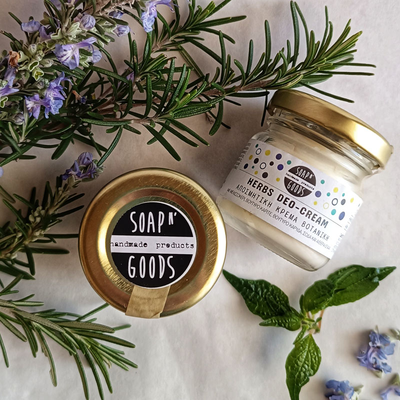 Natural Deodorant Cream - Herbs