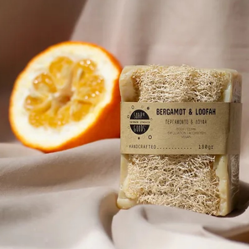 Scrub Soap Bergamot & Loofah