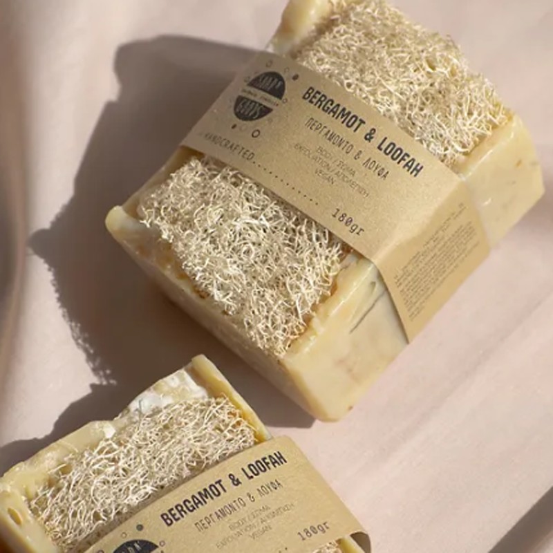 Scrub Soap Bergamot & Loofah