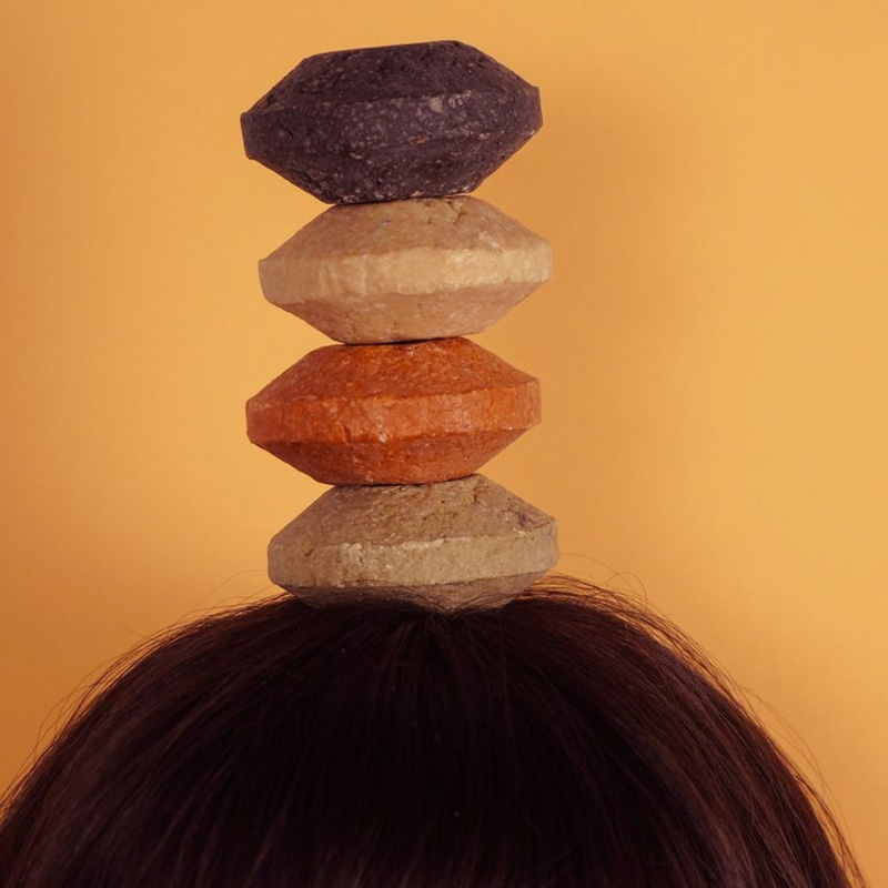 Solid shampoo Peppermint - For strengthening the hair