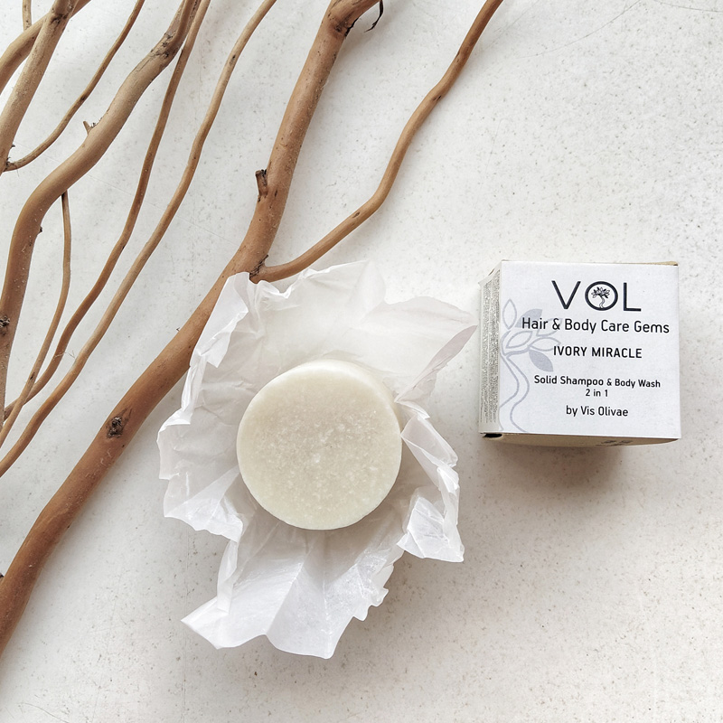 Solid Shampoo & Body Wash -2 in1- Ivory Miracle