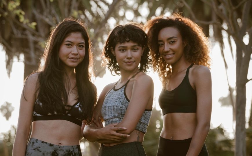 Can my skin type change?  Three women looking at the photographer