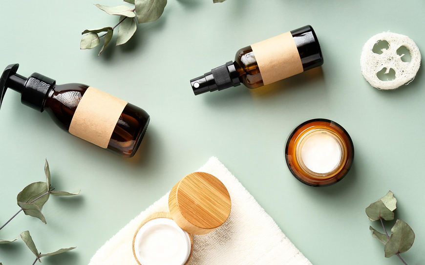 Less products Clean skin care products