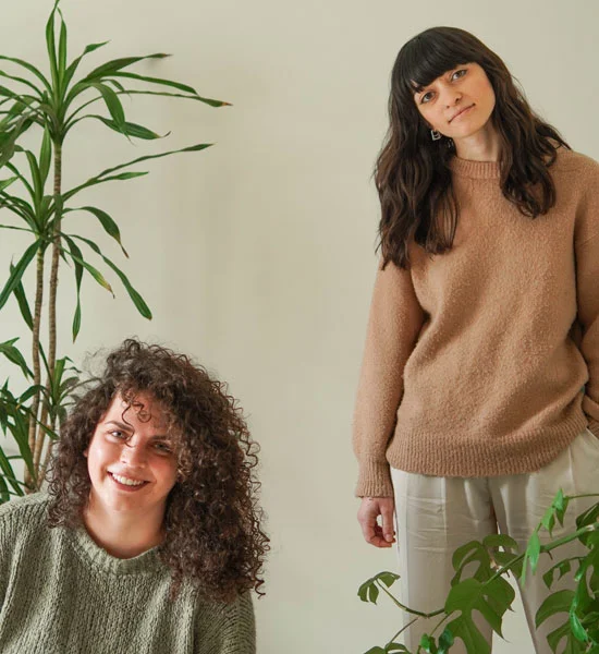Elpiniki Chachlaki and Aikaterini Zepou of Hazel Natural Skincare