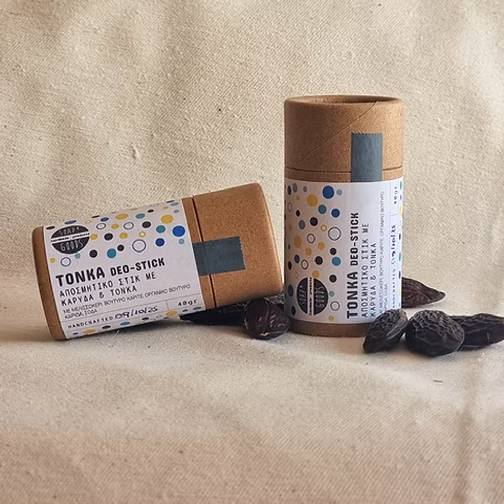 Soap n' Goods-Φυσικό Αποσμητικό Στικ - Τόνκα και Καρύδα