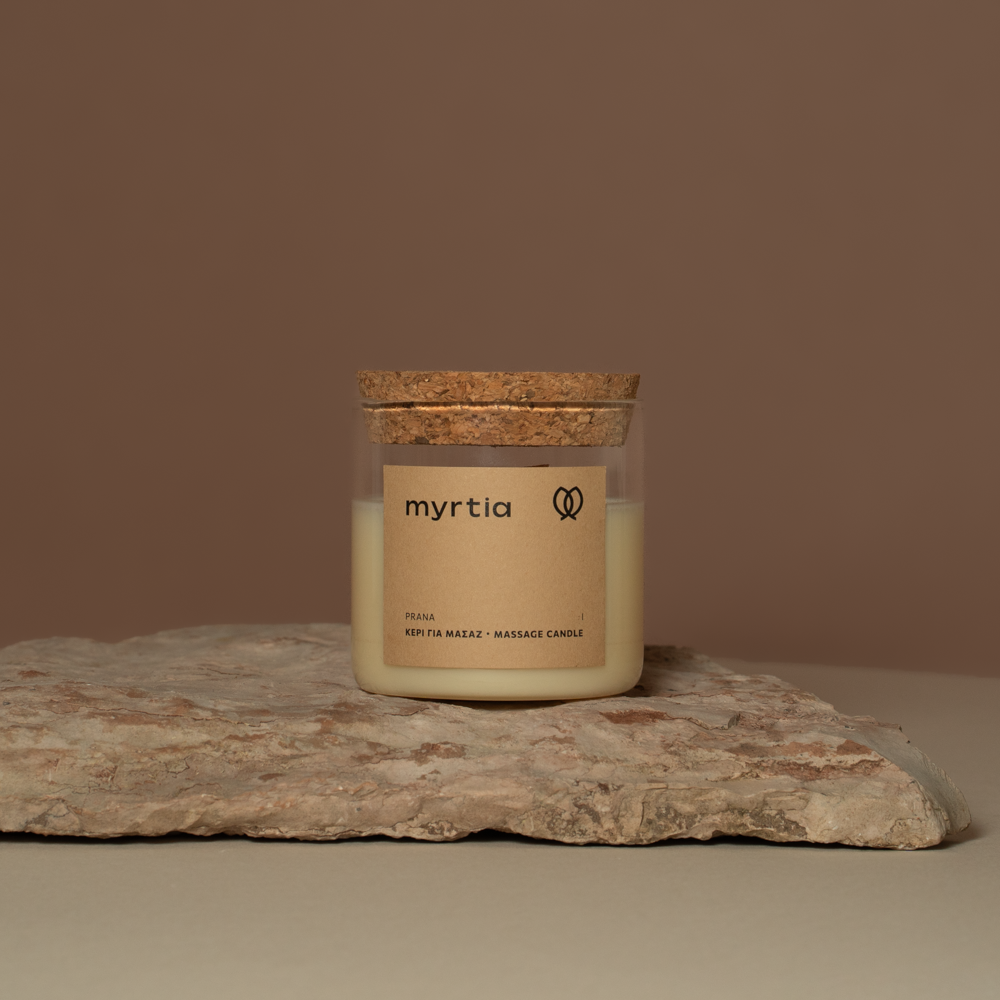 Myrtia Prana Massage Candle
