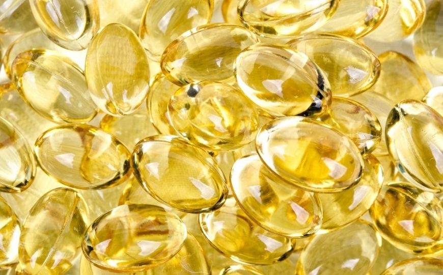 Vitamin E capsules